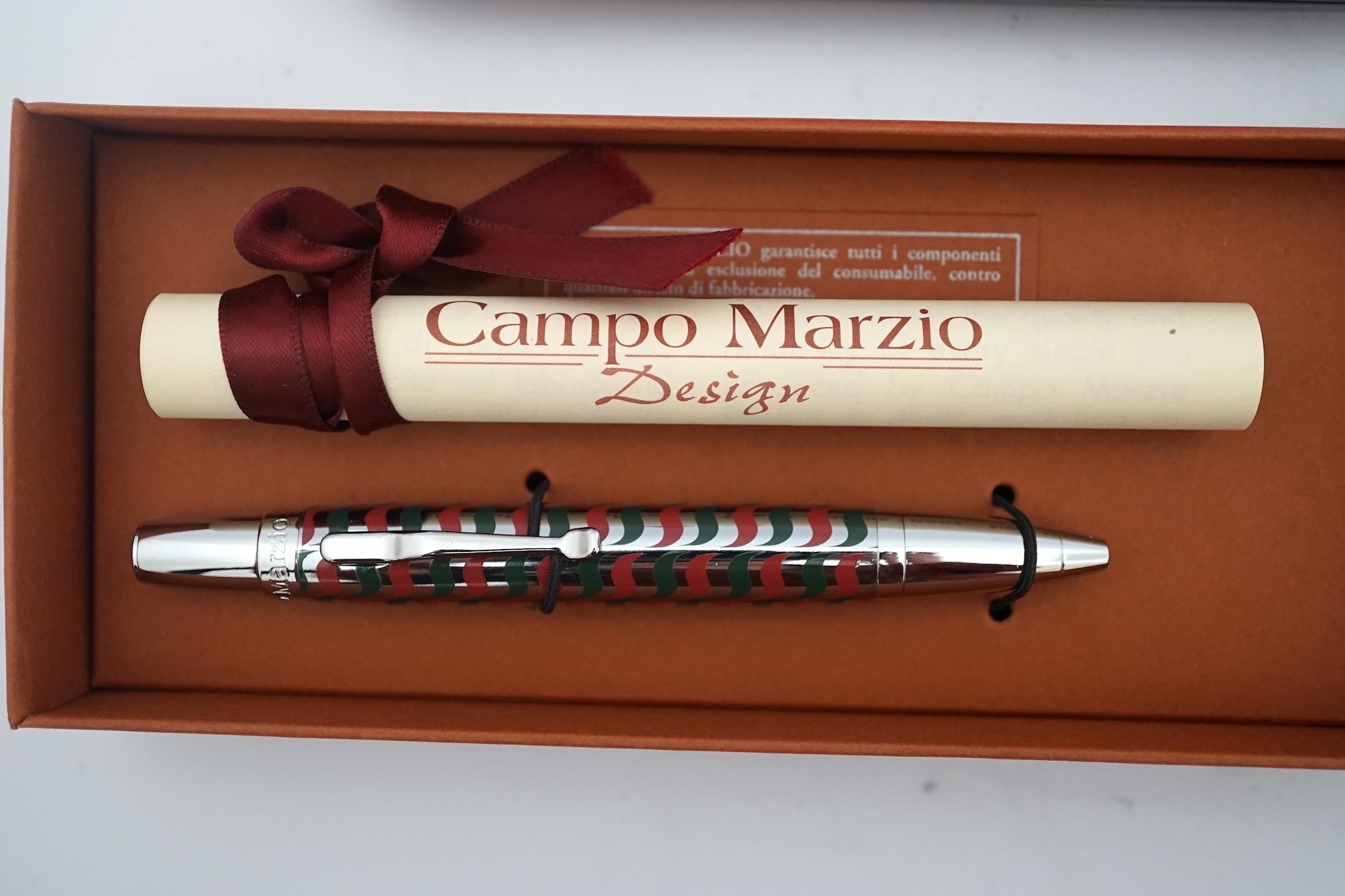 A Campo Marzio Design pen, plus two other pens. Condition - fair to good